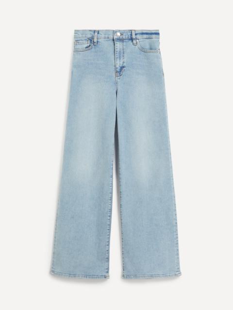 Le Slim Palazzo High-Rise Wide-Leg Jeans in Tribute