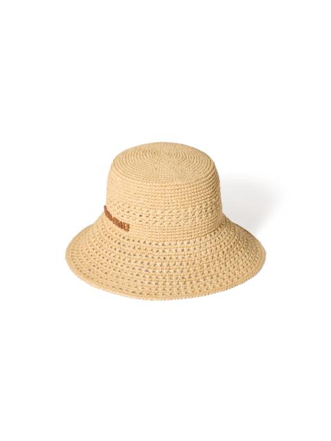 Raffia hat