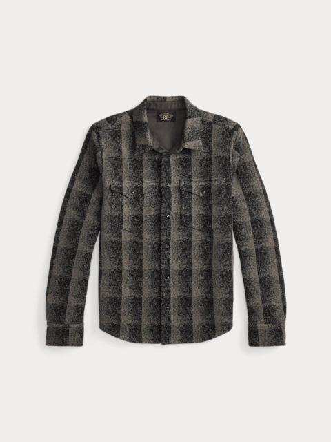 Wool-Cashmere Western Overshirt Sweater