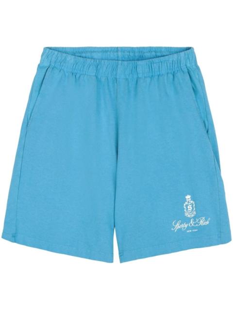 Vendome logo-print cotton shorts