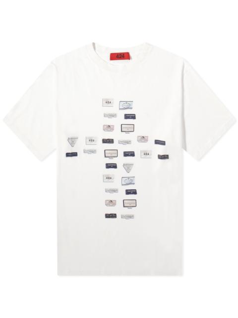 424 Cross Logo T-Shirt