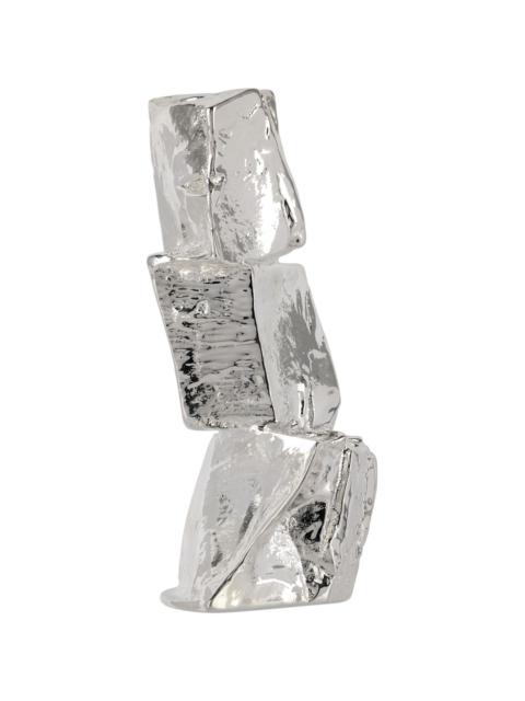 SSENSE Exclusive Silver 'The Totemic Devotion' Candle Holder