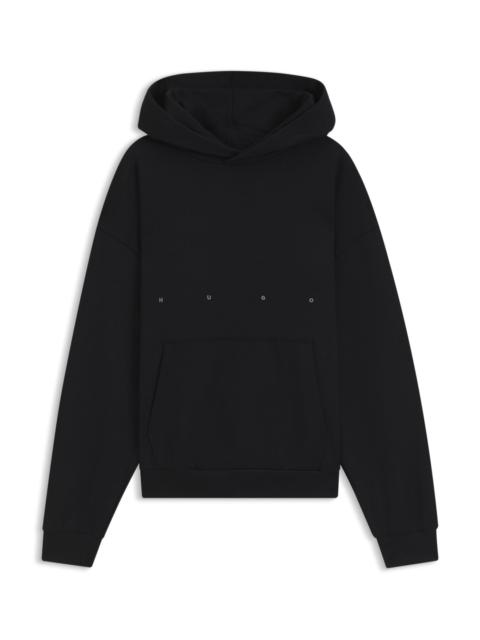 HUGO X APOH OVERSIZED HOODIE IN COTTON TERRY WITH BALLERINA ARTWORK