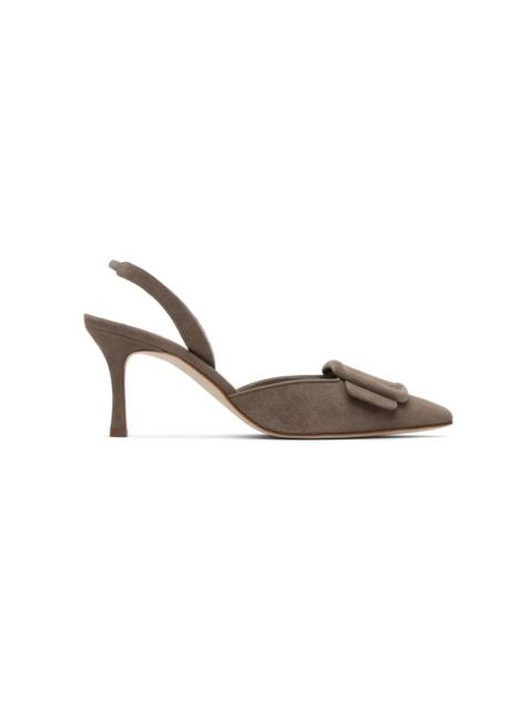 Taupe Maysli Heeled Sandals