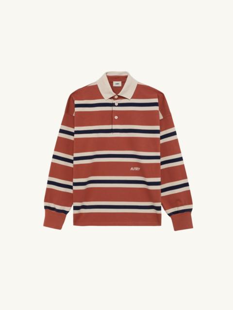 UNISEX STRIPED RUGBY POLO