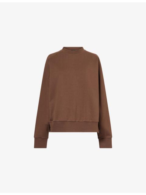 Relaxed-Fit Branded Cotton-Jersey Sweatshirt