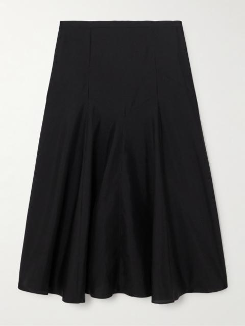 Dorothy Silk Midi Skirt