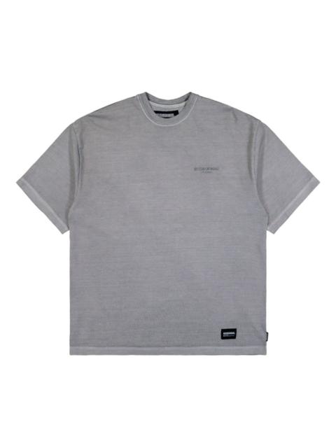 pigment-dyed crew-neck T-shirt