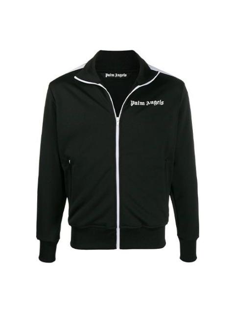 Men's PALM ANGELS Side Stripe Sports Jacket Black PMBD001E20FAB0011001