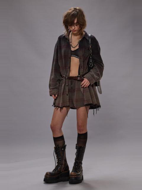 OVERSIZED SHIRTDRESS ROMPER