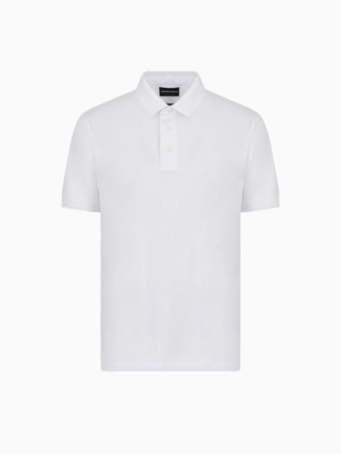 ASV Lyocell-blend jersey polo shirt