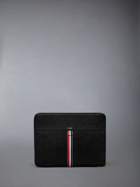 PEBBLE GRAIN ZIP AROUND FOLIO