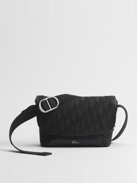 Mini Dior Jett Messenger Bag with Flap