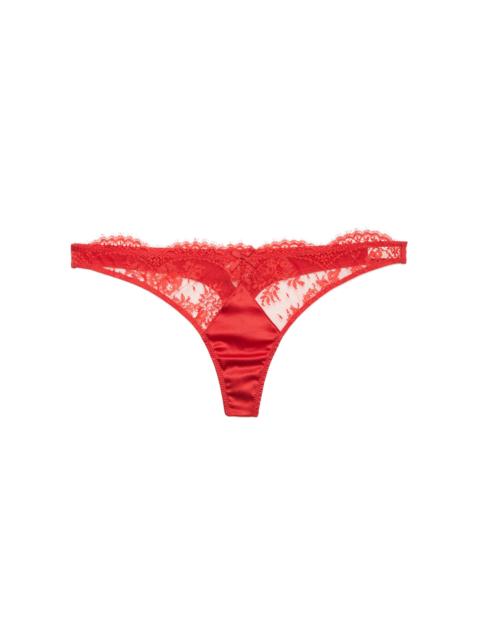 Frankie Lace Thong red