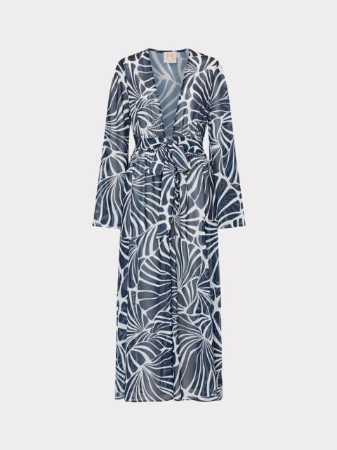 Vince Abstract Kai Print Chiffon Cover-Up