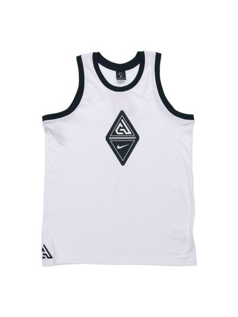 Nike Giannis Alphabet Basketball Sleeveless Vest 'White' CD9557-100