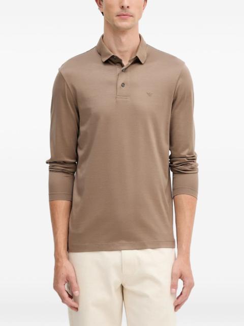long-sleeves polo shirt