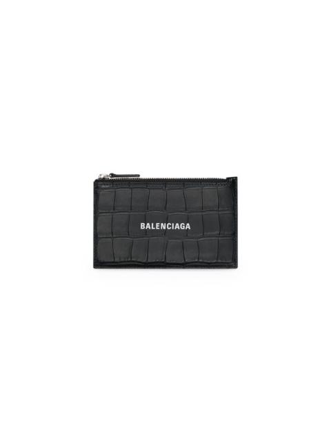 Men's Cash Large Long Coin And Card Holder in Black
