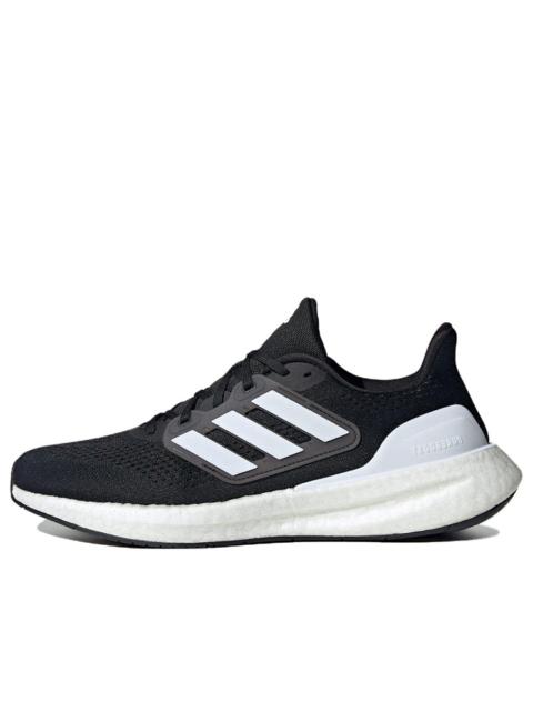 adidas Pureboost 23 Wide Running Shoes 'Black White' IF4839