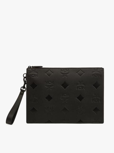 Aren Crossbody Pouch in Monogram Leather