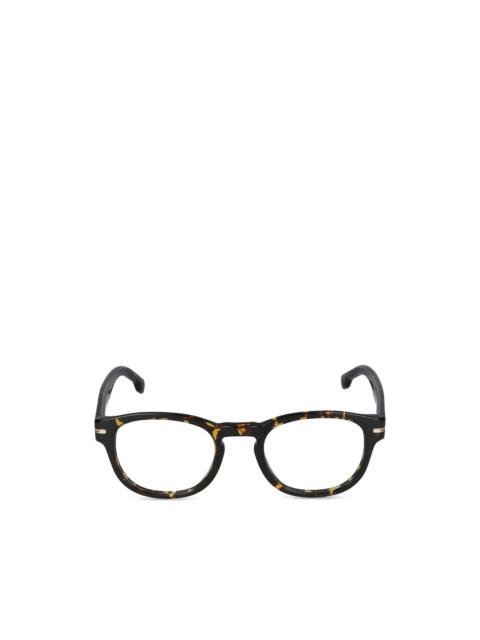 browline frame glasses