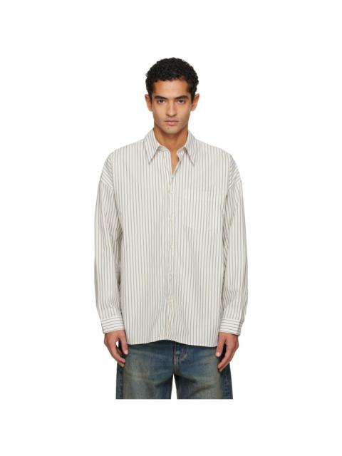 White & Khaki Stable Shirt