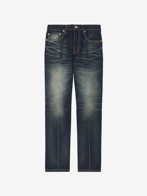 Darted Denim Jeans
