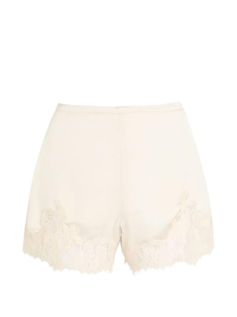 lace trim shorts