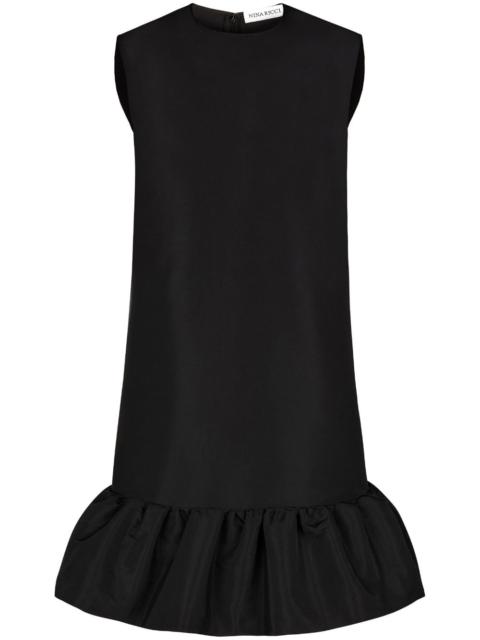 peplum-hem sleeveless dress