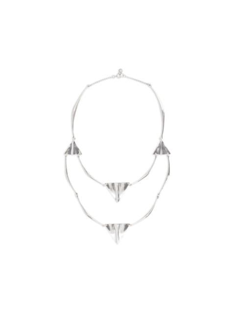 Blair triangle-pendant necklace