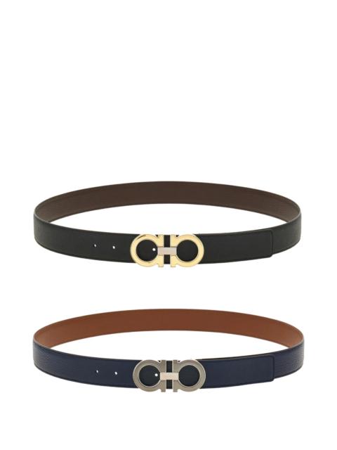 Ferragamo Reversible Gancini Buckle Belt