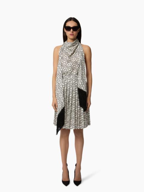 Halterneck Logo-Print Top