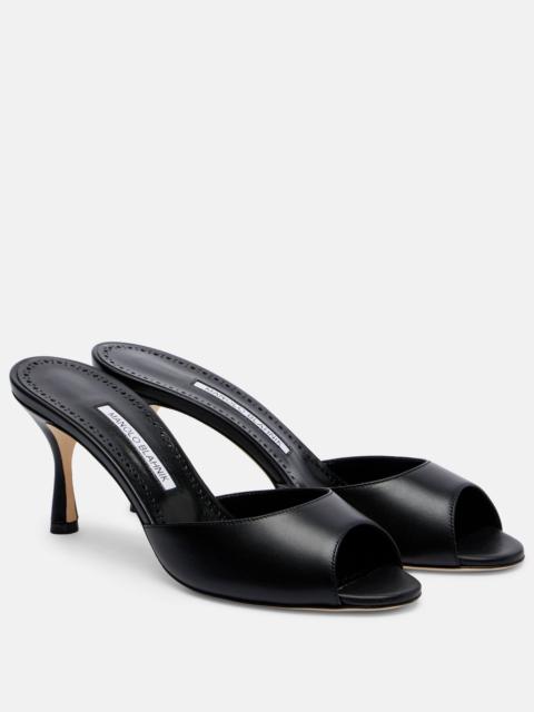 Jada 70 leather mules