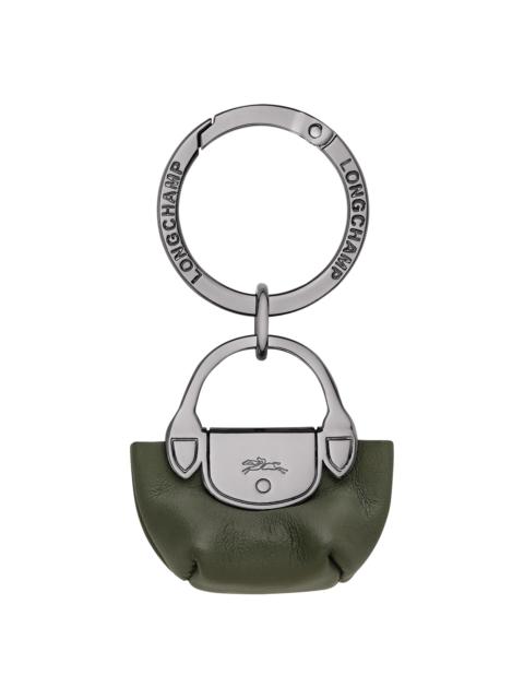 Le Pliage Xtra Key ring Fir - Leather