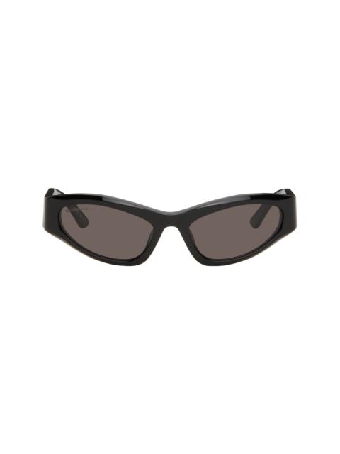 Black Logo Cateye Sunglasses