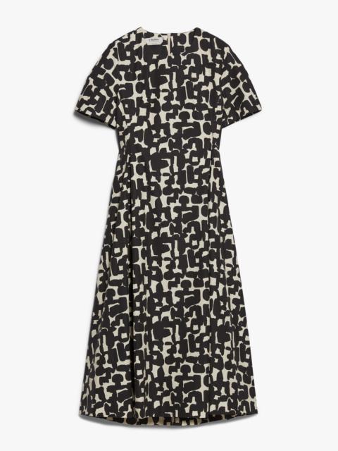 CALLAS Printed cotton midi dress