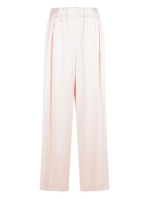 elasticated-waistband trousers