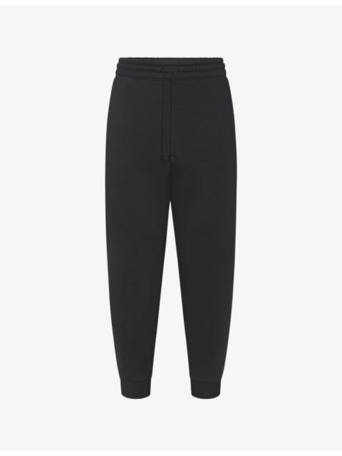 Tapered soft-knit cotton-blend jogging bottoms