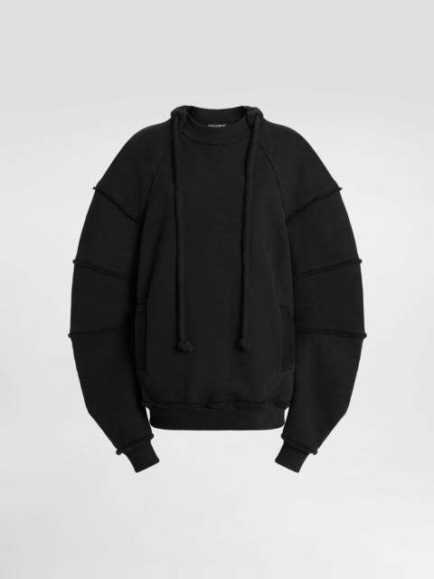 Cotton crew neck sweatshirt