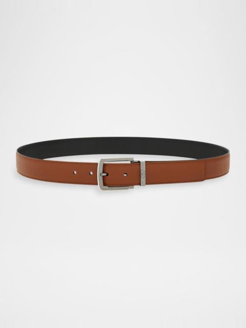 Men's Reversible Leather Belt