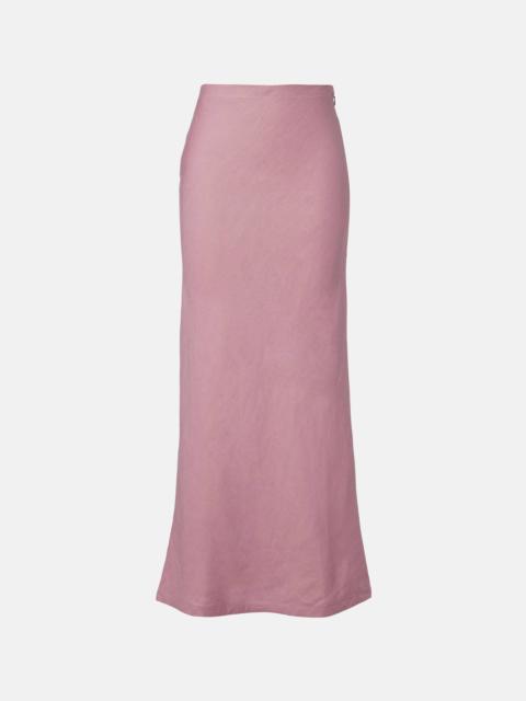 Elise linen maxi skirt