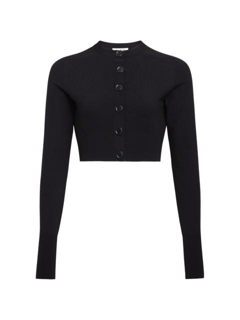 Cropped Cardigan black