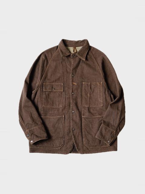 Twill Aging-Wool CACTUS Coverall - Brown
