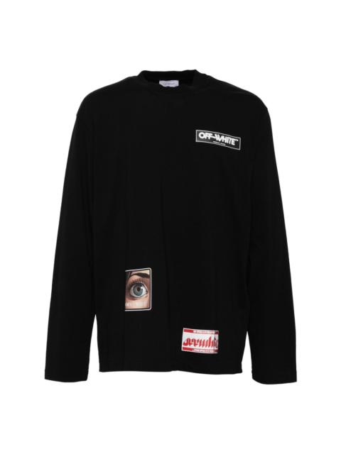 Off-White eye logo skate T-shirt | REVERSIBLE