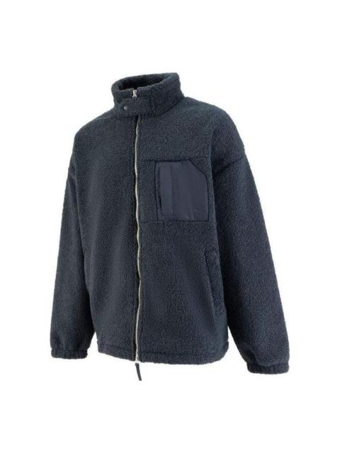 PUMA MMQ Sherpa Fleece Jacket 'Navy' 536625-43
