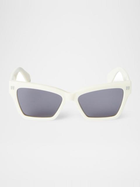 Cincinnati Logo-Print Cat-Eye Sunglasses