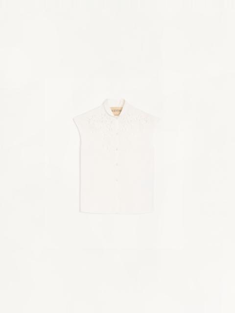 EMBROIDERED POPLIN SHIRT