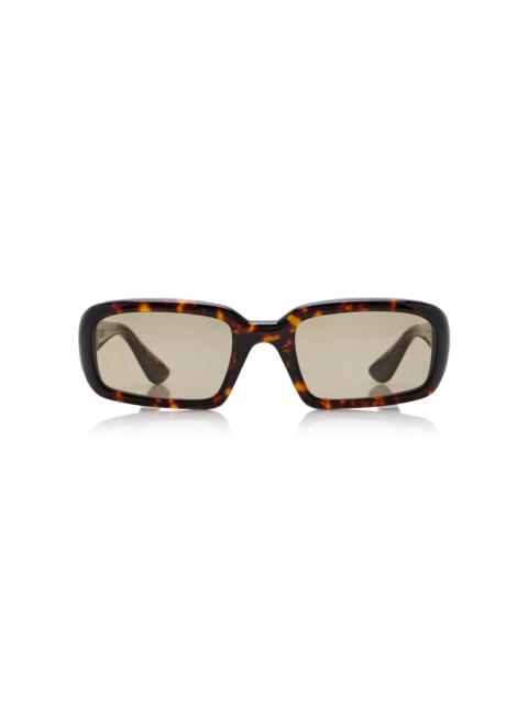 Mektoub Rectangle-Frame Acetate Sunglasses brown