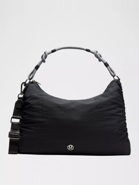 Convertible Ruched Crossbody Bag *Large 16L