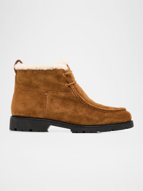 Sierra Suede Lug-Sole Ankle Boots